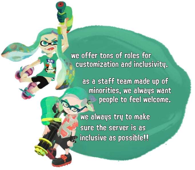 some of our servers roles like sexuality, romantic orientation, gender and pronouns as well as, our tone indicator informational carrd and auto responder for requesting a topic change.